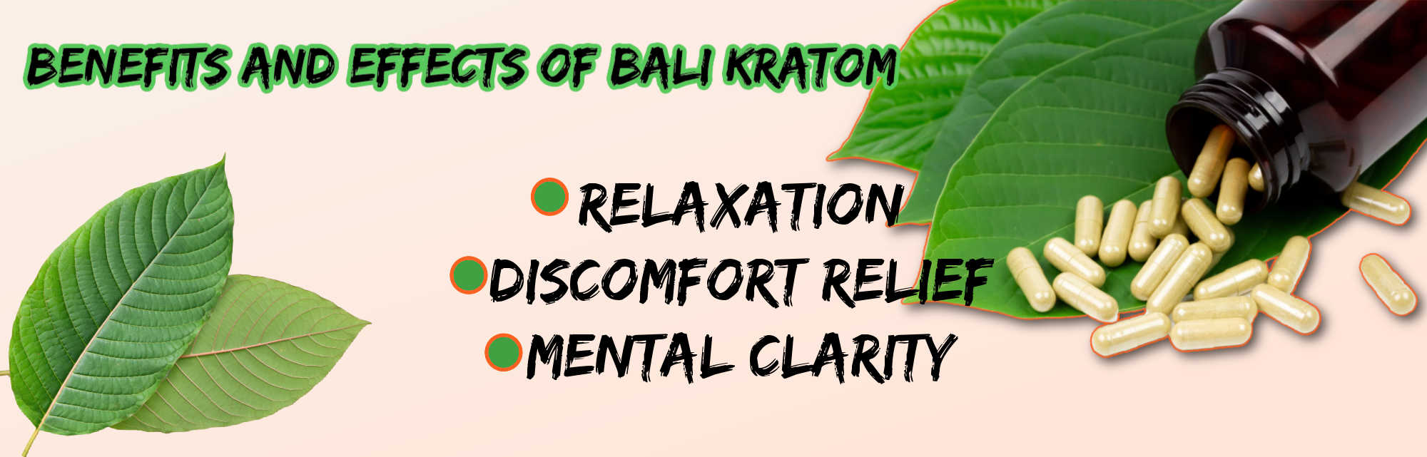 image of bali kratom benefits and effects