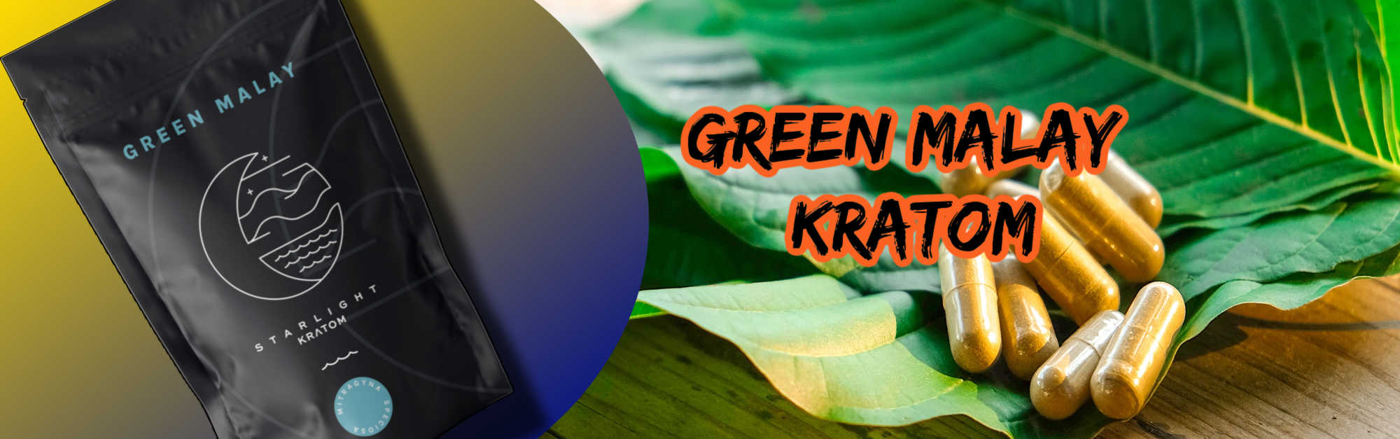 image of green malay kratom