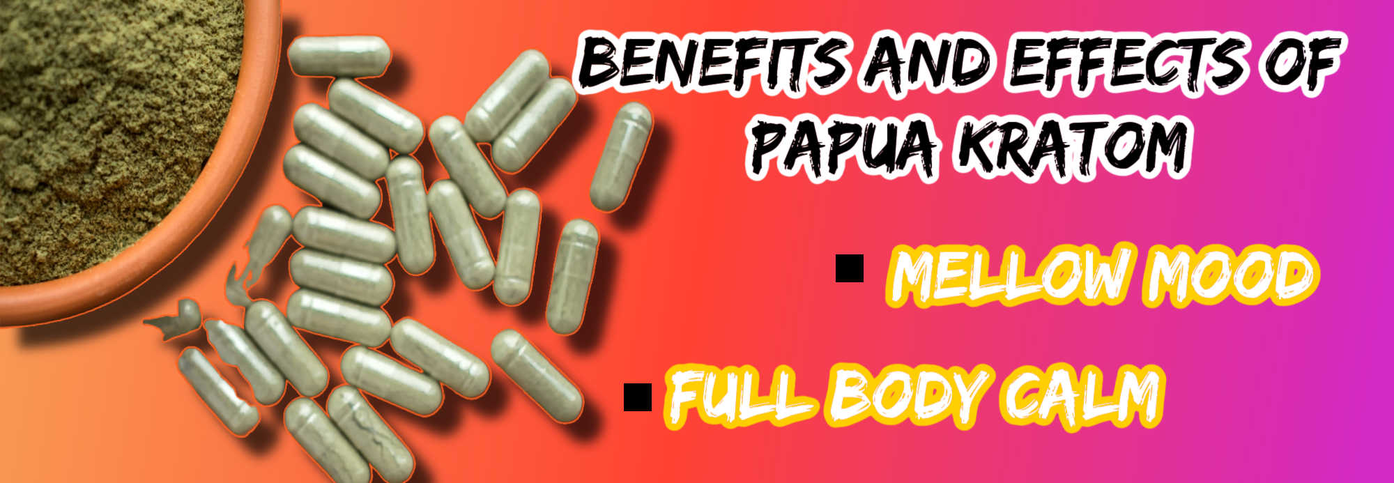 image of papua kratom effects and benefits