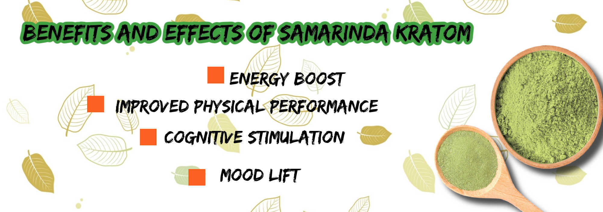 image of samarinda kratom benefits and effects
