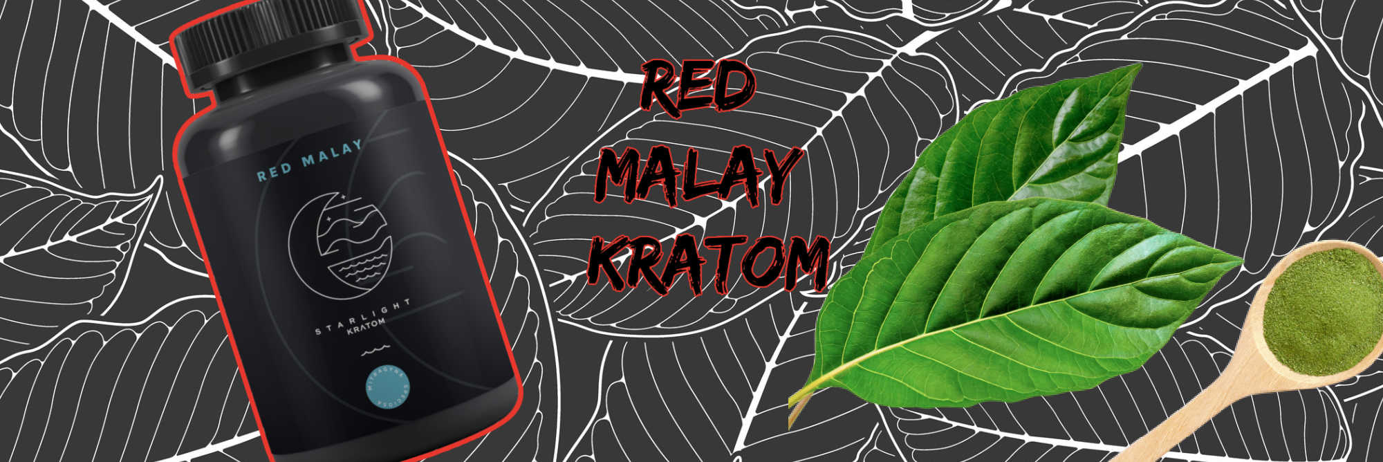 image of red malay kratom